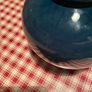 Chunky cobalt blue vase Image 2