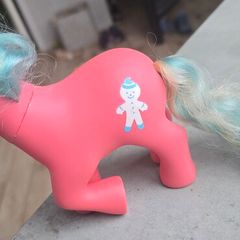 TLC Molasses Gingerbread Candycane Ponies MLP G1 My Little Pony