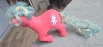 TLC Molasses Gingerbread Candycane Ponies MLP G1 My Little Pony
