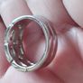M&S Silver Tone Crystal Costume Ring. Image 8