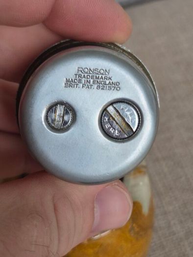 Vintage Ronson Marble table lighter