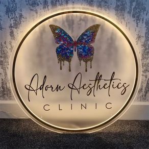 Custom LED Logo Sign Backlit Illuminated Business Wall Sign