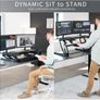 Height Adjustable Stand Up Desk Converter Image 4