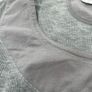 New Look Grey Ribbed Long Sleeve Top with Button Detail - Size 10 Image 7