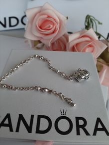 Brand new genuine pandora clip bracelet 19cm