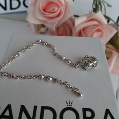Brand new genuine pandora clip bracelet 19cm