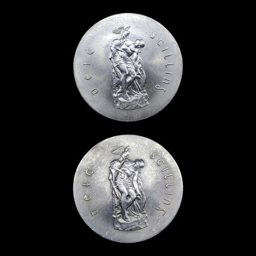 Eire 2 x 10 shillings 1966 Easter Rising Silver Coin