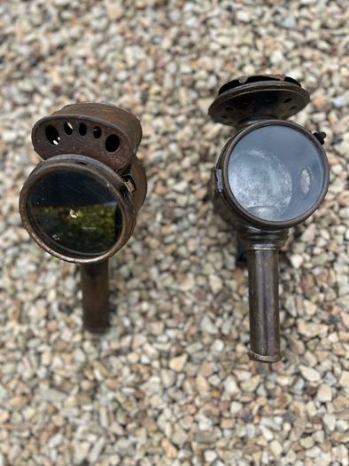 Antique Bicycle Candle Lamps