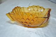 Art deco amber bowl