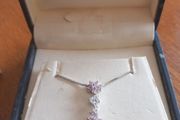 9ct White Gold Necklace with beautifully designed pendant