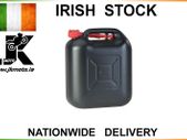 Fuel Container Jerry Can 20l Black With Childproof Top