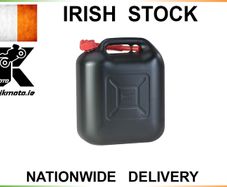 Fuel Container Jerry Can 20l Black With Childproof Top