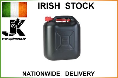 Fuel Container Jerry Can 20l Black With Childproof Top