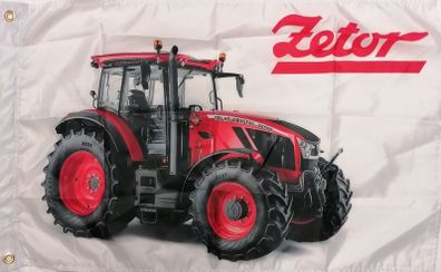 Zetor 170 HD Crystal Tractor Flag 90cm x 60cm