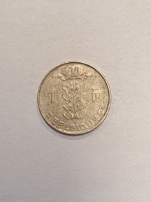 Belgium 1 franc coin