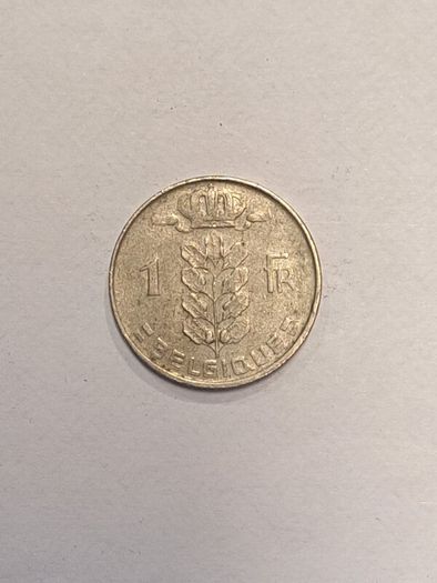 Belgium 1 franc coin