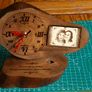 Handcrafted Personalised Wooden Clock  Unique Memory Gift Image 3