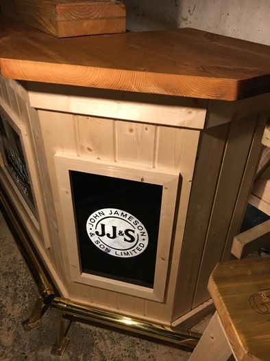 Corner Home Bar Timber Bar Counter