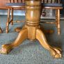 Solid Wooden Oval Extending Dining Table with 6 Matching Chairs Image 2