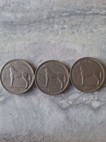 1959 Irish Half Crown x 3