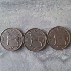 1959 Irish Half Crown x 3