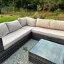 Outdoor corner sofa rattan style Image 4