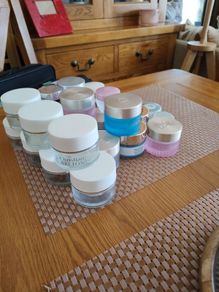 Glass cream  jars