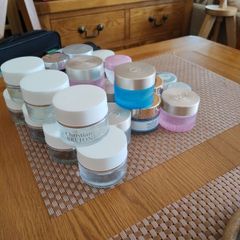 Glass cream  jars