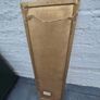 Long Vintage Gold Mirror wall hanging Vintage Mid Century period  gilt gold painted dressing mirror Retro Image 6