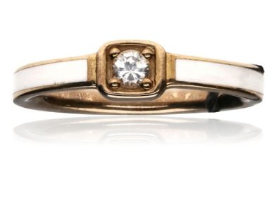 Brand new Glamira 9k rose gold ring with box