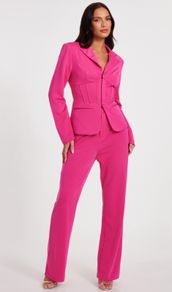 Brand new with tags beautiful Pink Quiz ladies trouser suit size 16