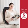 Back Massager for Pain- Massage Chair with 10 Vibration Motors,Chair Massager, Massage Chair Pad for Back, Gifts for Women,Men,Dad,Mom, Him Image 6