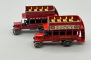 Vintage Matchbox Bus Type B x 2 - Lesney Models of Yesteryear No 2 Diecast c1955