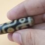 Vintage Himalayan 9 Eyes Tibetan Agate Dzi Bead Amulet Image 3