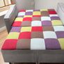 Patchwork sofa bed - multi-coloured Image 4