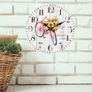 Rustic Country Style Traditional Shabby Chic Red Bicycle Clock Image 7