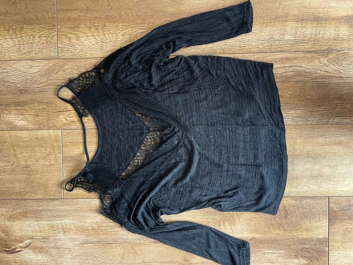 Pins and Needles Lace Cut Out Top