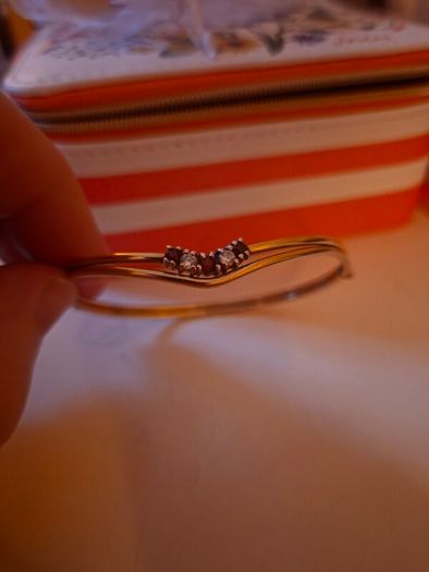 Rolled gold bangle