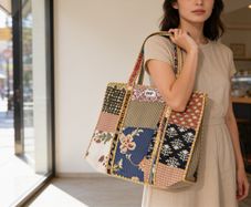 Brand New Hand block printed Cotton Quilt Bag