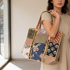 Brand New Hand block printed Cotton Quilt Bag
