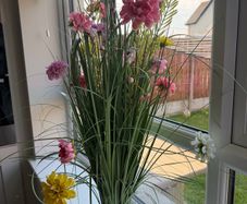 Standing flowers 1m high