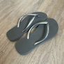 Silver slim Havaianas uk1-2 Image 2