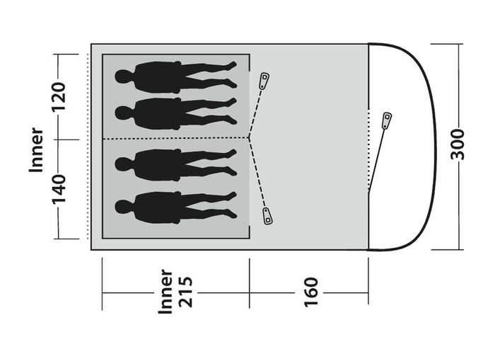 Outwell Sky 2/4/5/6 Tunnel Tents New Price Match
