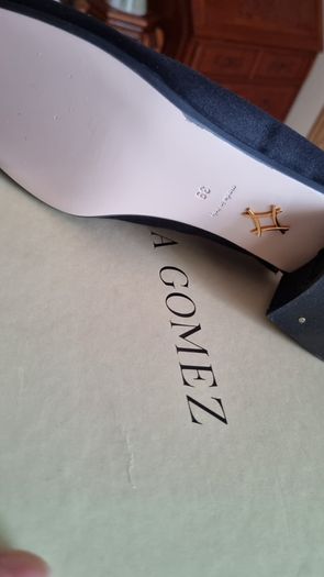 New Andrea Gomes Shoes , Satin Black, Eu 39 (goes one size smaller)