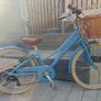 24" Hartington Blue Bike with basket Image 2