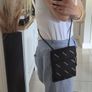 Balenciaga Nylon Allover Logo Small Explorer Crossbody Pouch Image 6