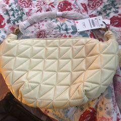 new large Zara leather bag