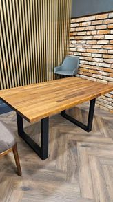 Wooden dining table