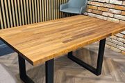 Wooden dining table