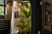 Mylar Hydroponic Grow Tent with Adjustable Vents and Floor Tray for Indoor Plant Growing